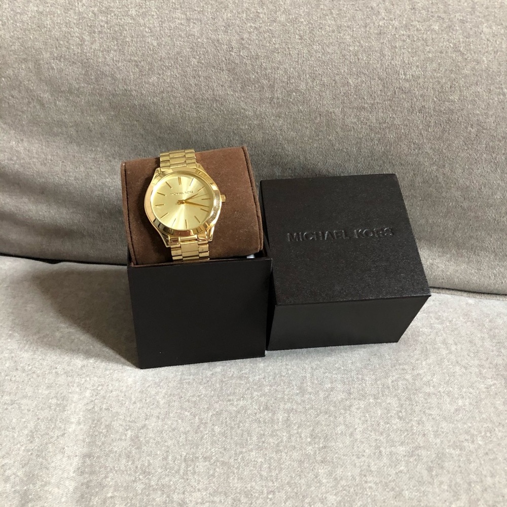 Gold Michael Kors Watch, Never Worn.